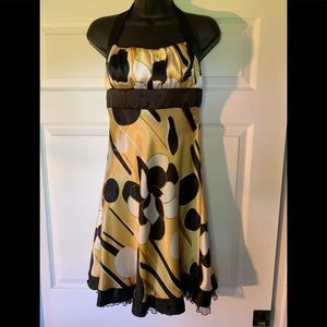 EUC Flirty halter dress